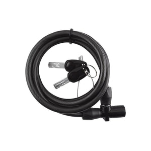 Sunlite Locks Sunlite Quick-Lock Key/Cable Lock 8mm 5`/152.4cm Key Blk