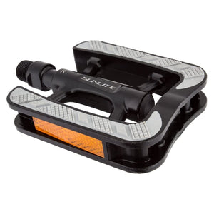 Sunlite Pedals Sunlite City Non-Slip 9/16` Sleeve Black/Grey Alloy 104x79.5x22mm