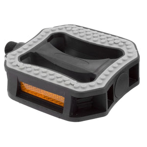 Sunlite Pedals Sunlite Comfort Grip ABS 9/16` Loose Ball Black/Grey Composite 110x97x27mm