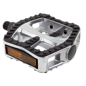 Sunlite Pedals Sunlite Cruiser 9/16` Loose Ball Silver/Black Alloy 95x92x28mm