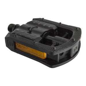 Sunlite Pedals Sunlite Folding City Pedals 9/16` Dual DU Sleeve Black