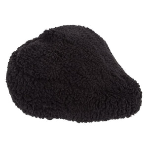 Sunlite Saddles Sunlite Fur Seat Cover Cruiser Black 10.5x10.25`