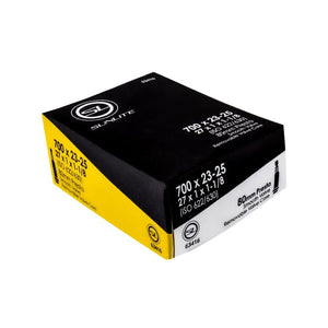 Sunlite Tube Sunlite Standard Presta Valve 700x23-25 (27x1x1-1/8) PV 80mm 0d Smooth Removable 25mm 0.9mm