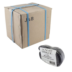 Sunlite Tube Sunlite Utili-T Bulk Standard Presta Valve Tubes 700x18-23 (27x1) PV 48mm 0d Threaded Non Removable 21mm 0.9mm