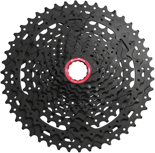 Sunrace Cassettes and Cogs 10-46T / Black Chrome SunRace CSMX9X 11-Speed Cassette