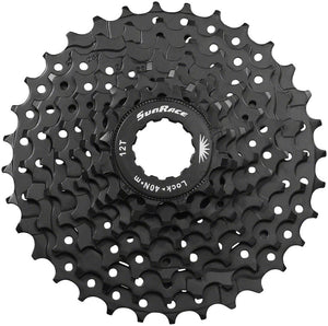 SunRace Cassettes and Cogs SunRace M400 Cassette - 8-Speed 12-32t ED Black