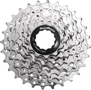 SunRace Cassettes and Cogs SunRace R86 Cassette - 8-Speed 11-28t Nickel