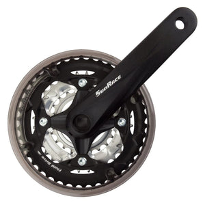 Sunrace Cranksets and Arms Sunrace M600 170x42/32/22 123 SQR JIS crankset black/silver