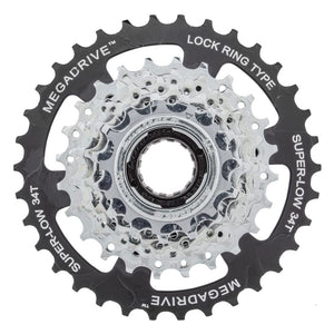 Sunrace Freewheels Sunrace MF-M4S Freewheel 13-34t 7sp Chrome