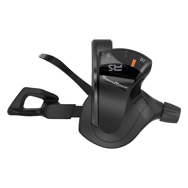 Sunrace Shifters Sunrace DL-RS33 Flat Bar Road Trigger Shifter  Right 10sp 2 to 1 Blk 139g