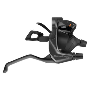 Sunrace Shifters Sunrace M933 V Brake/Trigger Shifter STM933 Pair 3x9sp V Brake Blk 423g