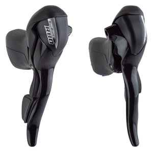 Sunrace Shifters Sunrace ST-R81 Shift/Brake Levers STR81 Pair 2x8sp 2 to 1 Blk