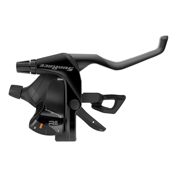 Sunrace Shifters Sunrace STF803 Flat Bar V Brake/Trigger Shifter STF803 Right 8sp V Brake Blk