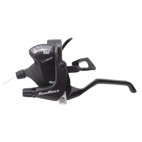 Sunrace Shifters Sunrace STFS33 Flat Bar V Brake/Trigger Shifter STFS33 Left 2sp V Brake Blk 212g