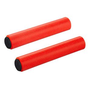 Supacaz Grips Supacaz Siliconez Grips 130mm 32mm Red Pair