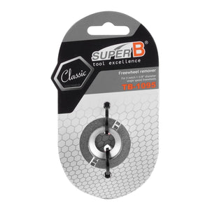 Super-B Cassette Tools Super-B TB-1095 Single speed freewheel removal tool 2 notch Fits 24 mm wrench