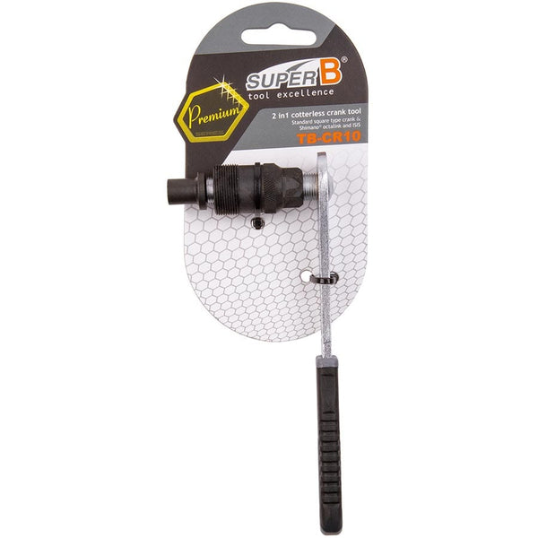 Super-B Crank Arm Tools Super-B TB-CR 10 Cotterless Crank Extractor with built-in handle