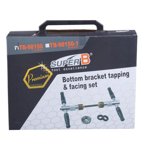 Super-B Facing-Cutting-Tapping Tools and Accessories Super-B TB-98150 Bottom bracket tapping and facing set