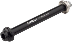 Surly Axles & Axle Parts Surly Front Thru-Axle - 12x100 mm Chromoly Black