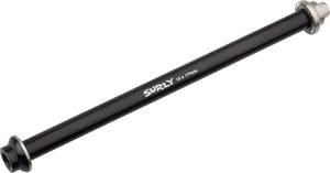 Surly Axles & Axle Parts Surly Rear Thru-Axle - 12x177 mm Stainless Black