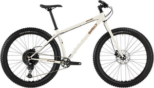 Surly Bicycle X-Small Surly Karate Monkey Bike - 27.5", Steel, Snow Mold White