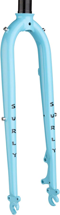 Surly Cyclocross/Hybrid Fork 650B / Skyrim Blue Surly Preamble Fork - 9x100mm, QR 1-1/8", Straight Steerer