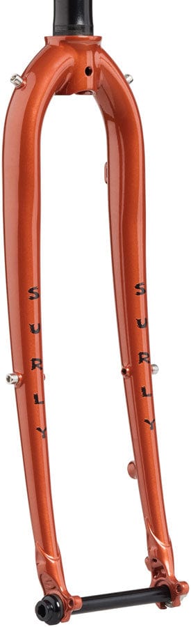 Surly Cyclocross/Hybrid Fork Surly Straggler Thru-Axle Fork - 650b 390mm 1-1/8" Straight Steerer Steel Shaggy Carpet