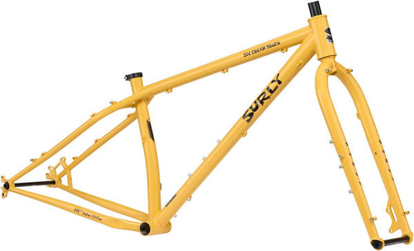 Surly Fat Bike Frame Small Surly Ice Cream Truck Fat Bike Frameset - 26", Steel, Warm Cheese