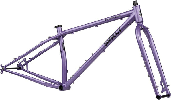 Surly Fat Bike Frame Small Surly Ice Cream Truck Frameset - 26", Steel, Taro Milk Tea