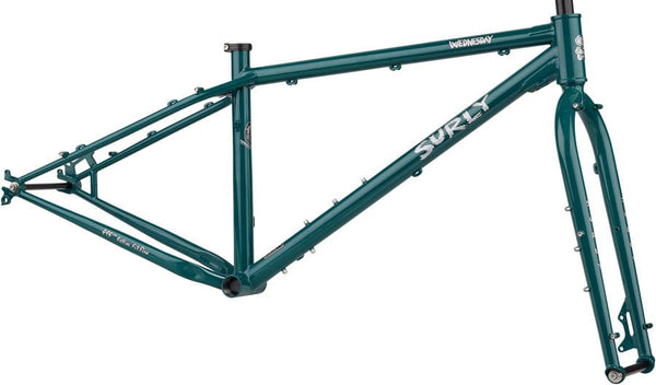 Surly Fat Bike Frame X-Small Surly Wednesday Fat Bike Frameset - 26", Steel, OG Algae