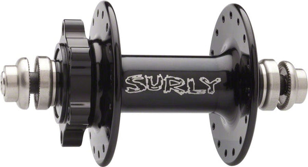 Surly Front Hub Black Surly Ultra New Disc Front Hub - QR x 100mm 6-Bolt, 32h