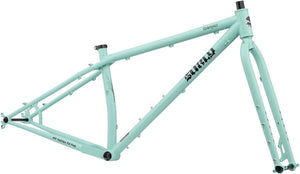 Surly Mountain Frame Small Surly Krampus Frameset - 29", Steel, Blue Oyster Coat