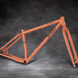 Surly Mountain Surly Karate Monkey Frameset - 27.5", Steel, Peach Salmon Sundae, Medium