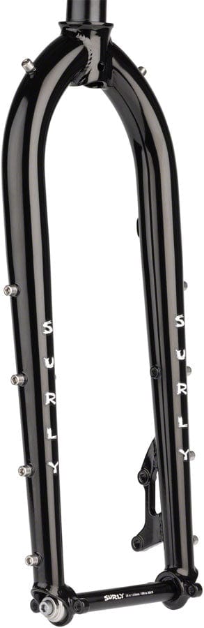 Surly Rigid Forks 27.5" / 420Mm / Black Surly Dinner Fork - 15x110mm, Thru-Axle, 1-1/8", Straight Steerer