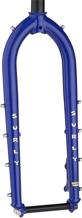 Surly Rigid Forks 27.5" / 420Mm / Subterranean Homesick Blue Surly Dinner Fork - 15x110mm, Thru-Axle, 1-1/8", Straight Steerer