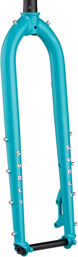Surly Rigid Forks 27.5" / 485Mm / Lost At Sea Blue Surly Dinner Fork - 15x110mm, Thru-Axle, 1-1/8", Straight Steerer