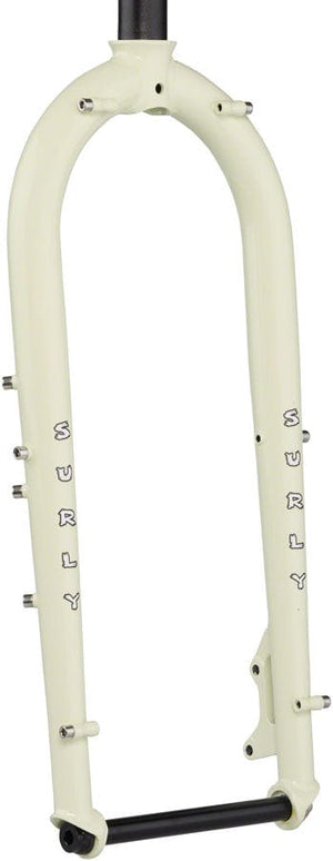 Surly Rigid Forks Surly Wednesday Fork - 26" 15x150mm Thru-Axle 1-1/8" Straight Steerer Steel Key Lime Sneeze