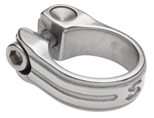 Surly Seatpost Parts and Accessories 30.0Mm / Silver Surly Stainless Seatpost Clamp - Bolt-On