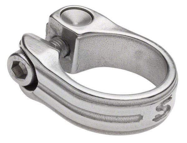 Surly Seatpost Parts and Accessories 30.0Mm / Silver Surly Stainless Seatpost Clamp - Bolt-On