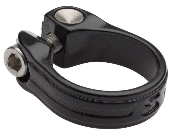 Surly Seatpost Parts and Accessories 33.1Mm / Black Surly Stainless Seatpost Clamp - Bolt-On