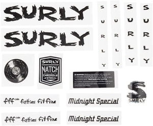 Surly Stickers Surly Replacement Decal Set