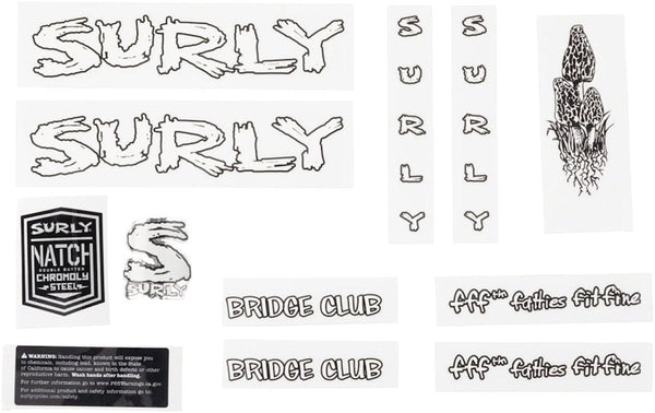 Surly Stickers Surly Replacement Decal Set