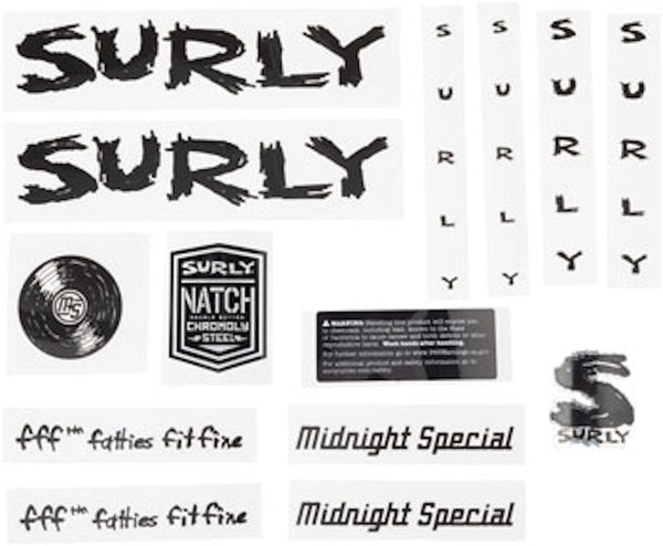 Surly Stickers Surly Replacement Decal Set