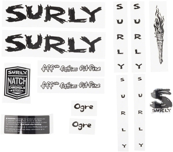 Surly Stickers Surly Replacement Decal Set