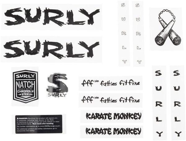 Surly Stickers Surly Replacement Decal Set