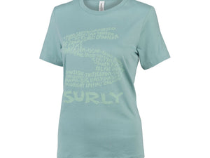 Surly T-Shirt Surly Steel Consortium Women's T-Shirt - Dusty Blue