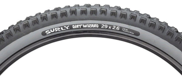 Surly Tires 29 X 2.6 / Black/Slate Surly Dirt Wizard Tire - Tubeless, Folding, 60tpi