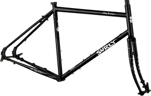 Surly Touring Frames 56Cm Surly Disc Trucker Frameset - 700c, Steel, Hi-Viz Black
