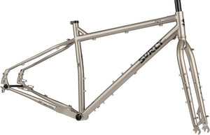 Surly Touring Frames Large Surly Ogre Frameset - 29", Steel, Champagne Supernova
