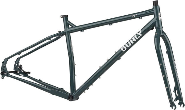 Surly Touring Frames Small Surly Ogre Frameset - 29", Steel, Orlok's Shadow